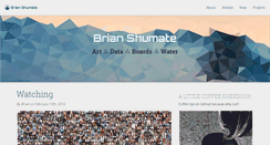 Desktop Screenshot of brianshumate.com