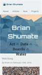 Mobile Screenshot of brianshumate.com